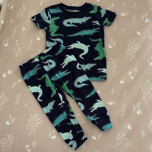 CARTER’S Alligator Print Pajamas Set